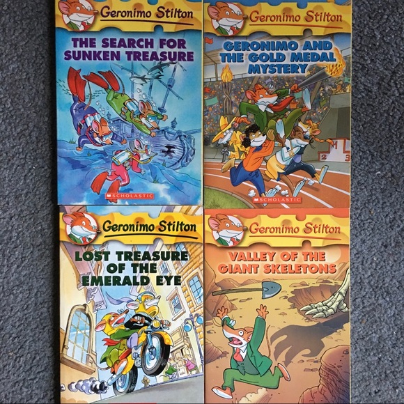 Bundle of 5 Geronimo Stilton books